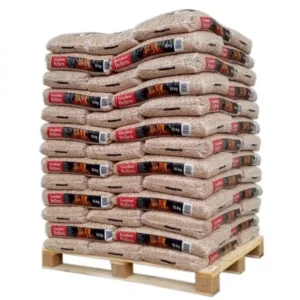 WOODSTOCK Premium kwaliteit houtpellets – 1 pallet van 78 zakken van 15 kg