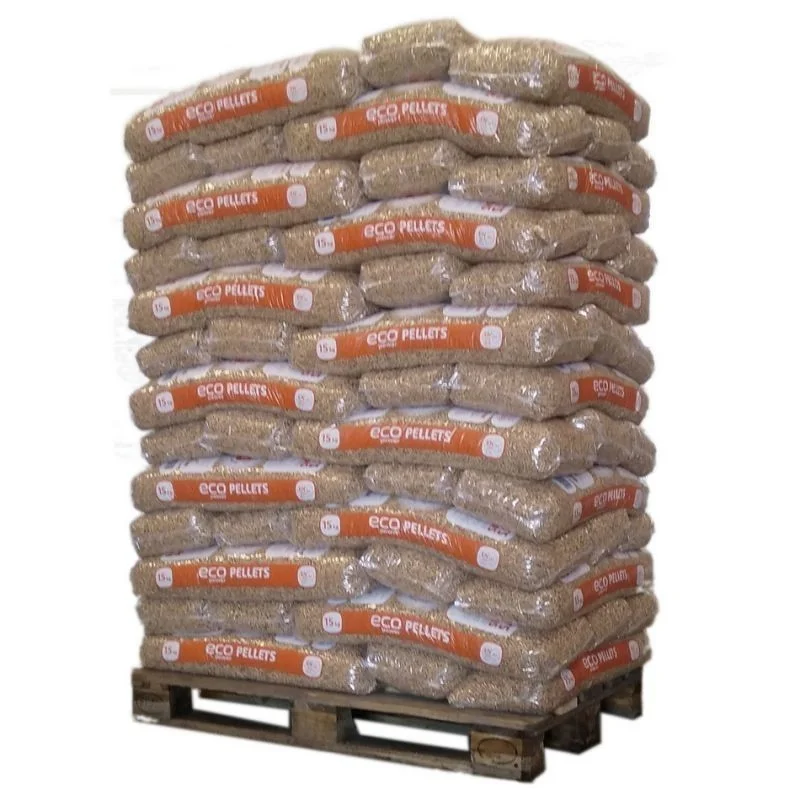 WOODSTOCK Premium kwaliteit houtpellets - Pallet van 70 zakken van 15 kg